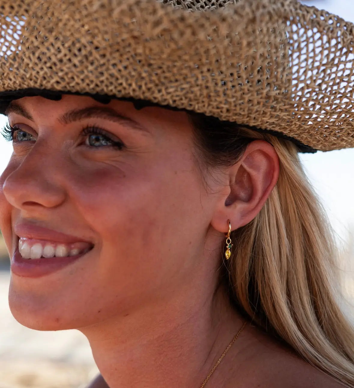 Orecchini Fruits & Jewels - gioielli colorati e allegri. In acciaio inossidabile. Placcati oro 18k