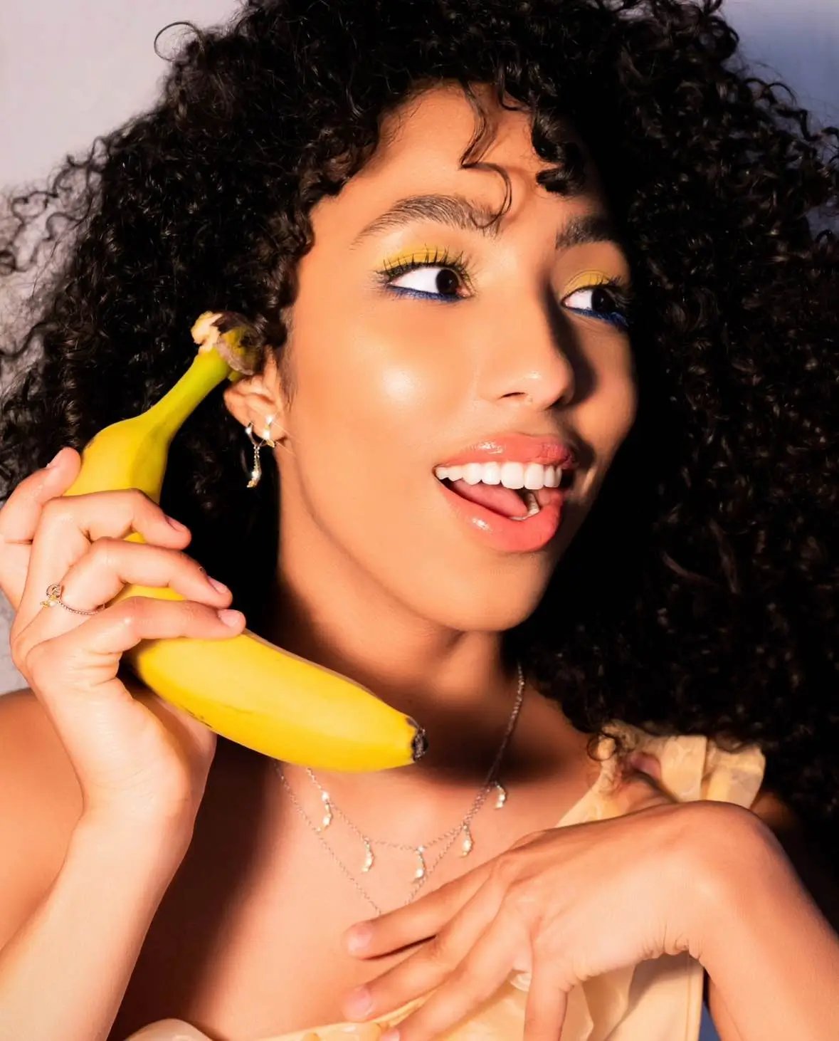 Collezione banana Fruits & Jewels - gioielli acciaio inossidabile placcati oro 18k