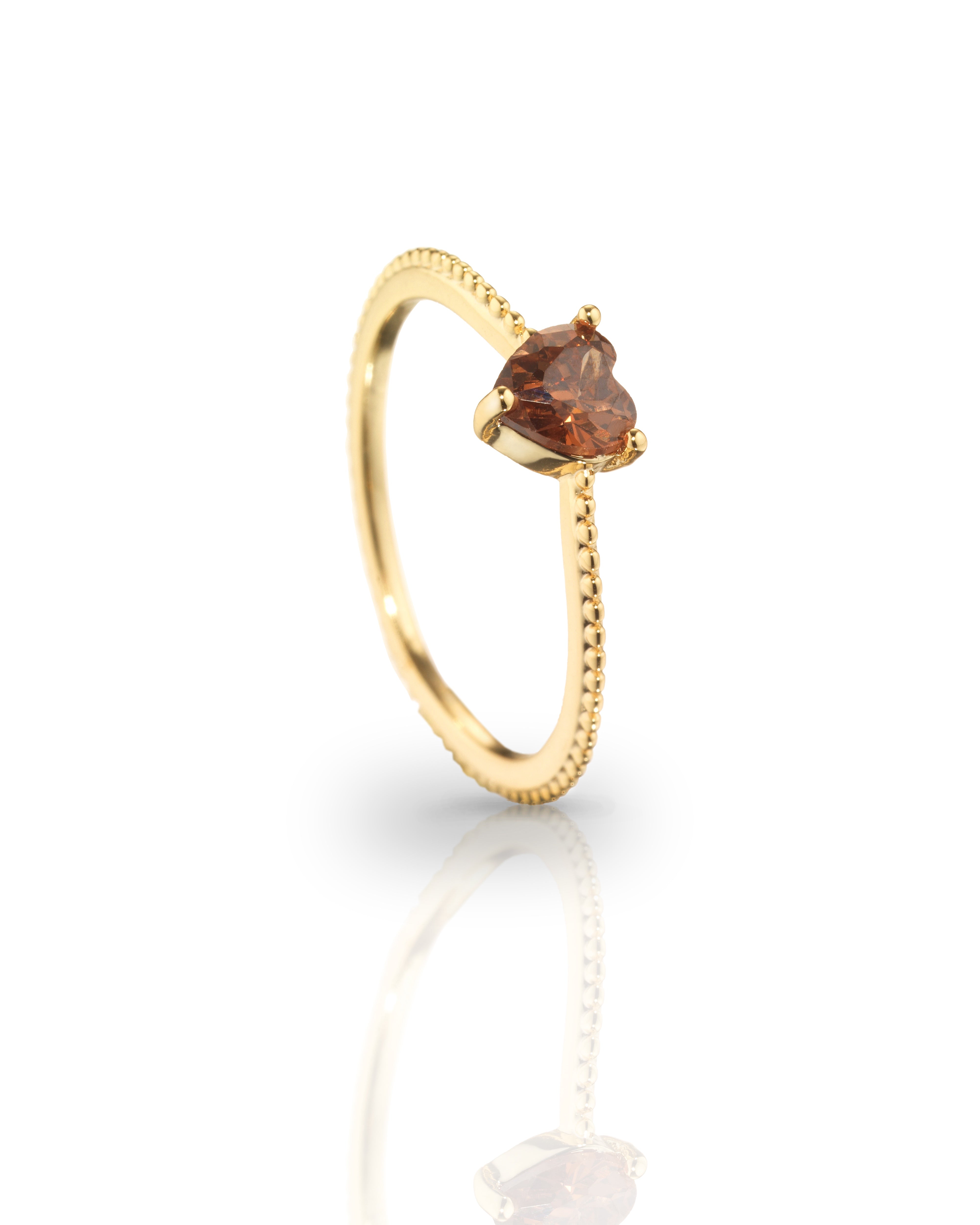 Anello con Castagna placcato in Oro 18 carati – gioielli Fruits & Jewels