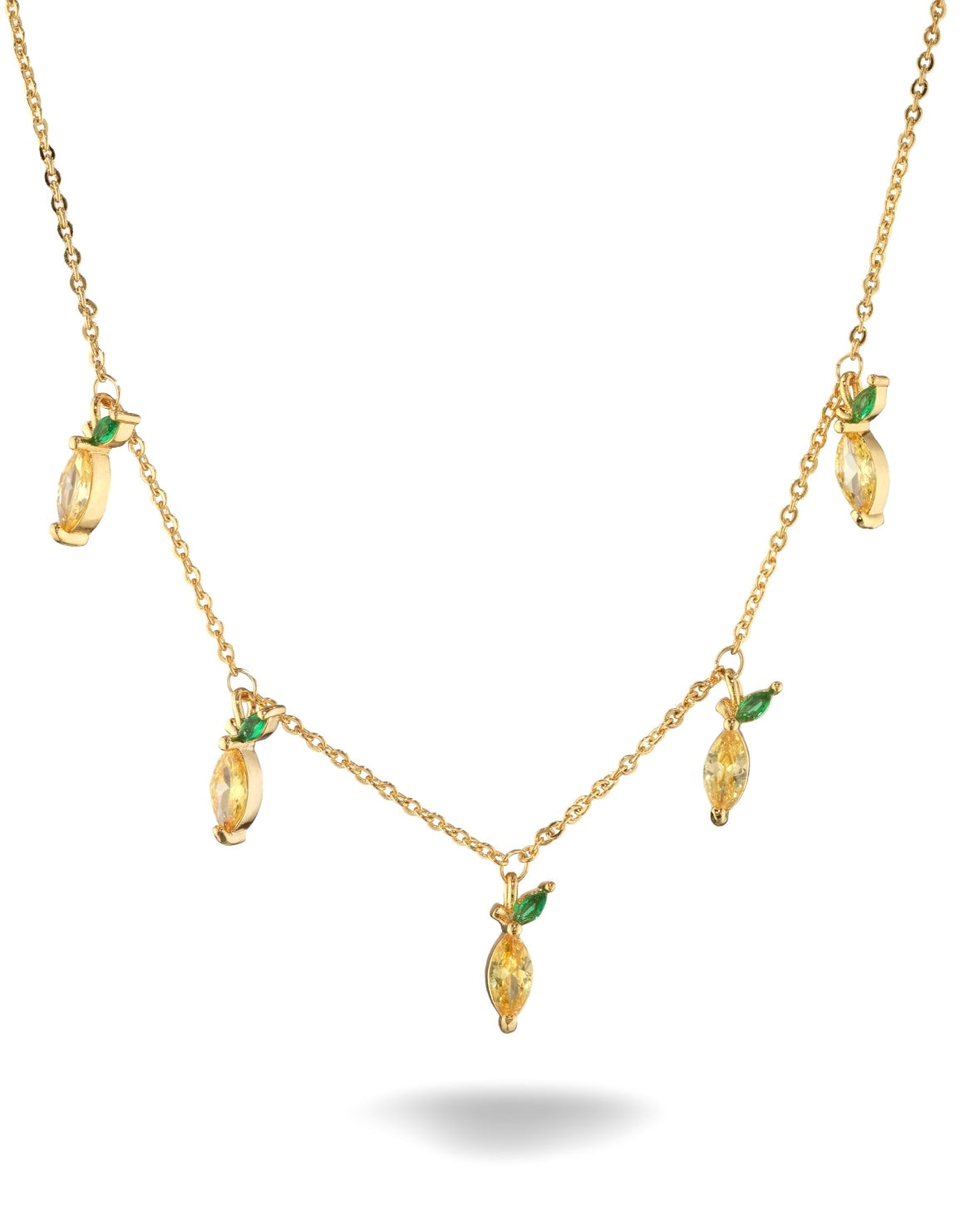 Collier charms Citron