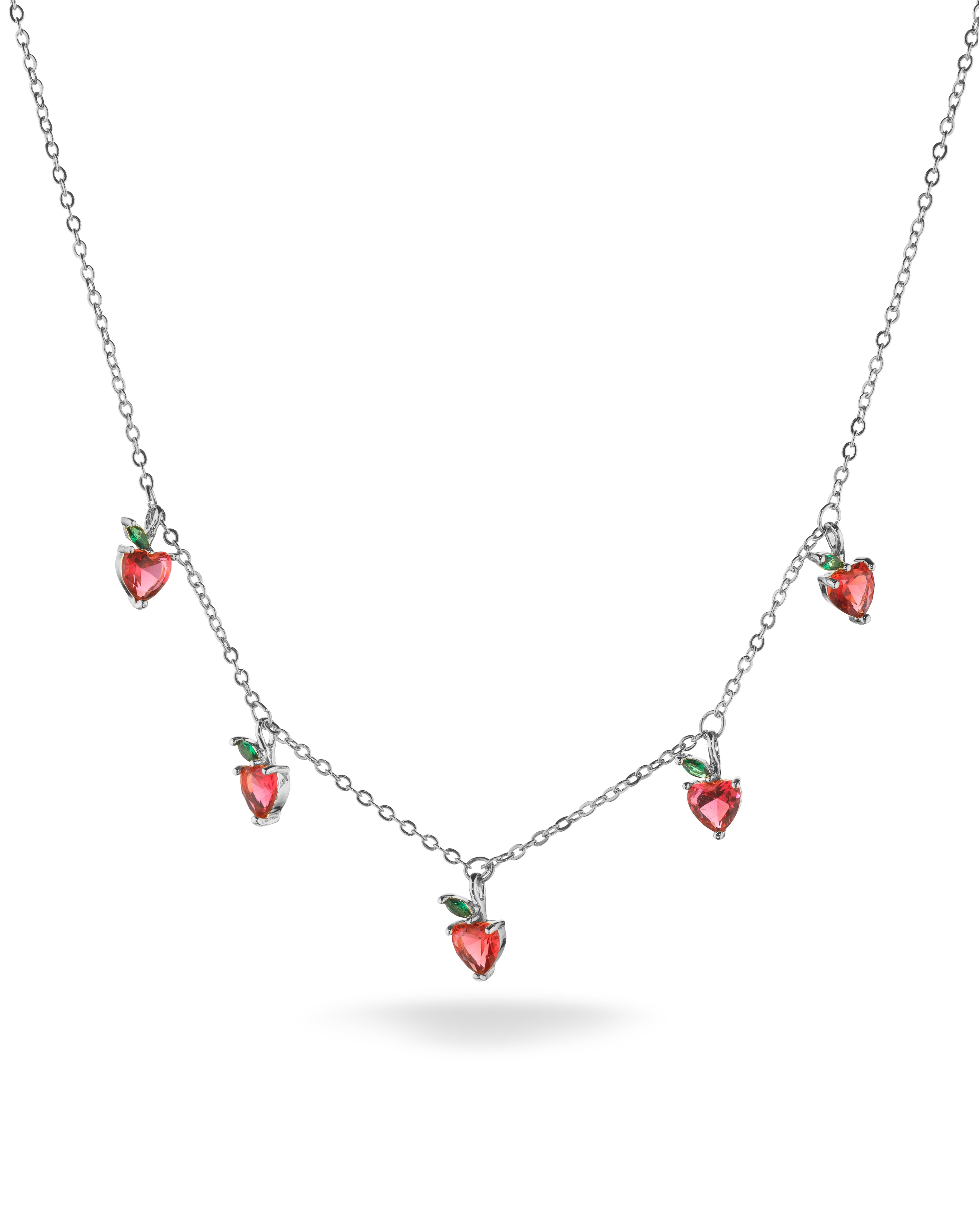 Apple charms necklace