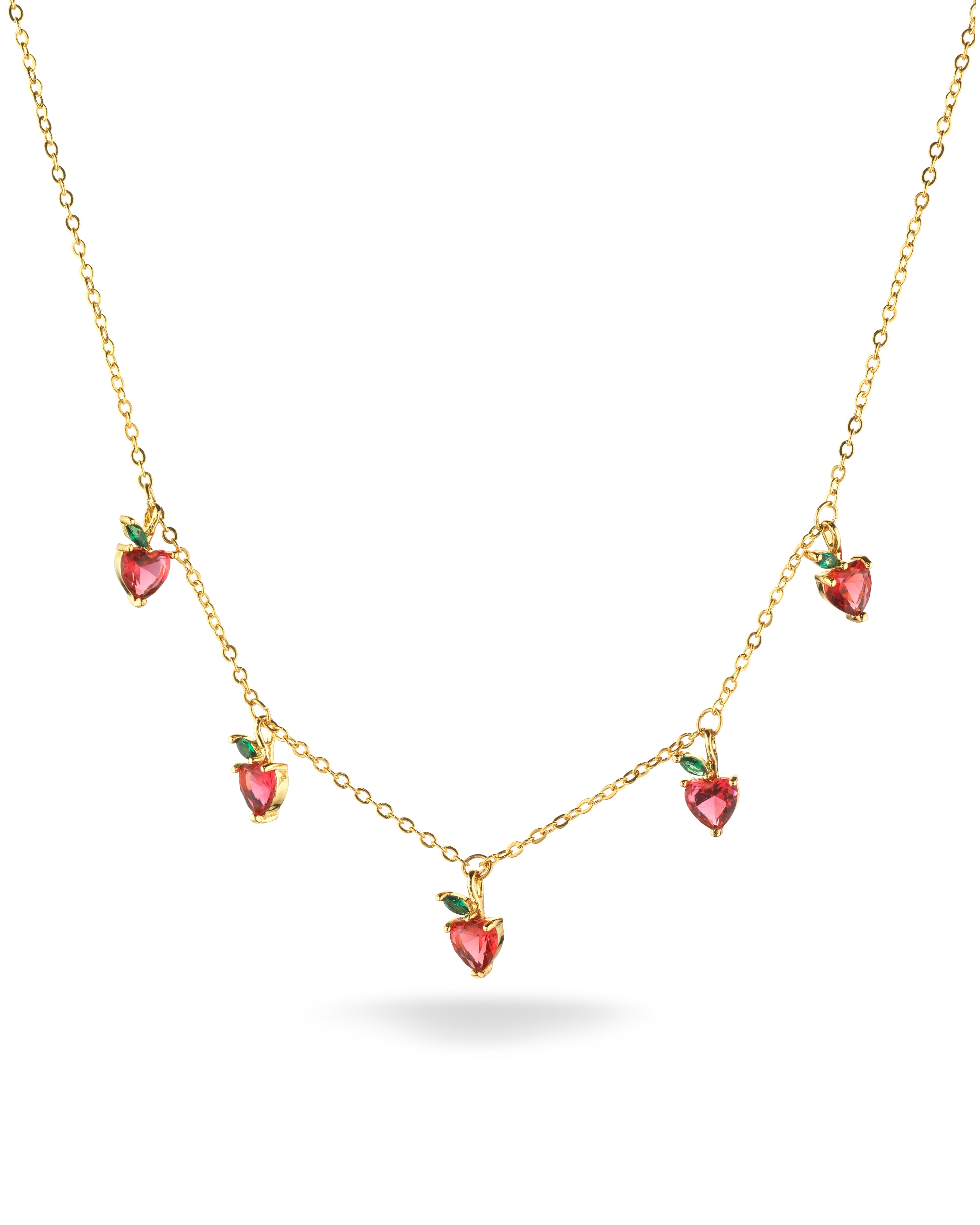 Apple charms necklace