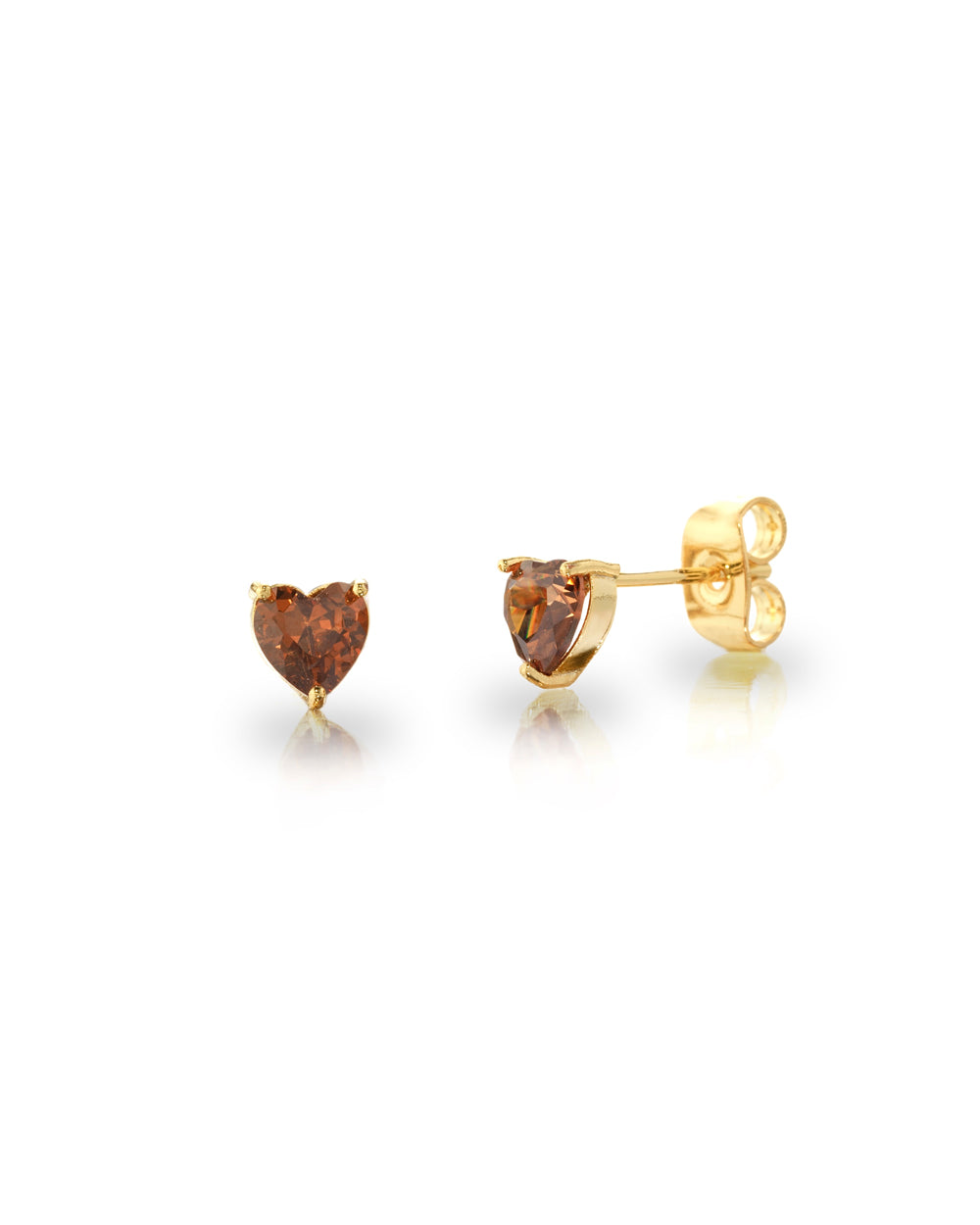 Chestnut lobe earrings