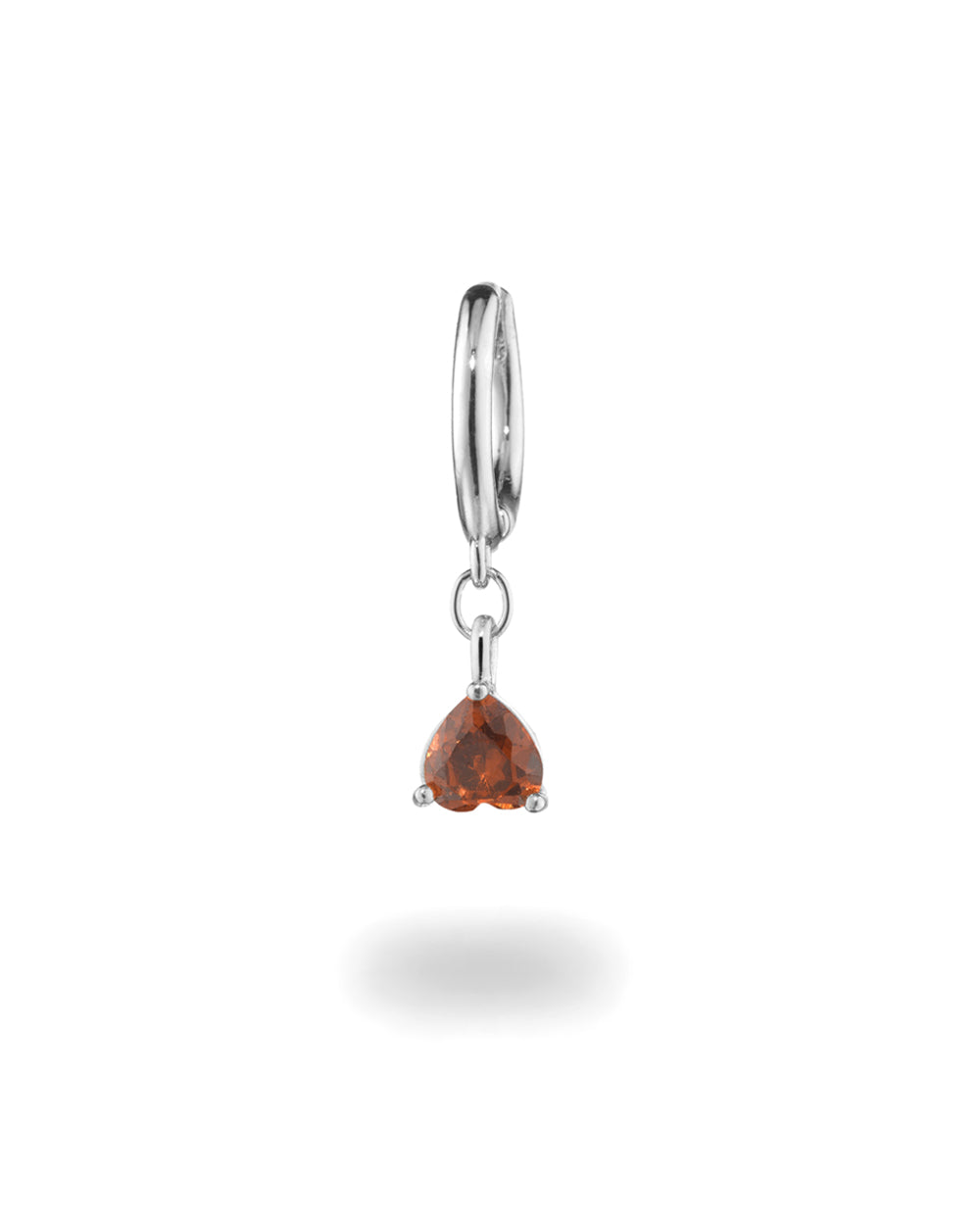 Chestnut pendant earring