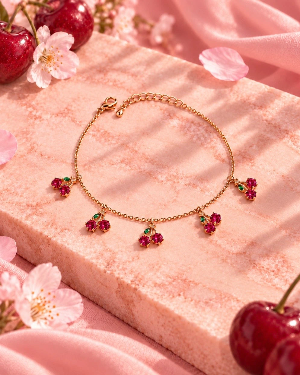 Bracciale frutta ciliegia donna Fruits & Jewels 