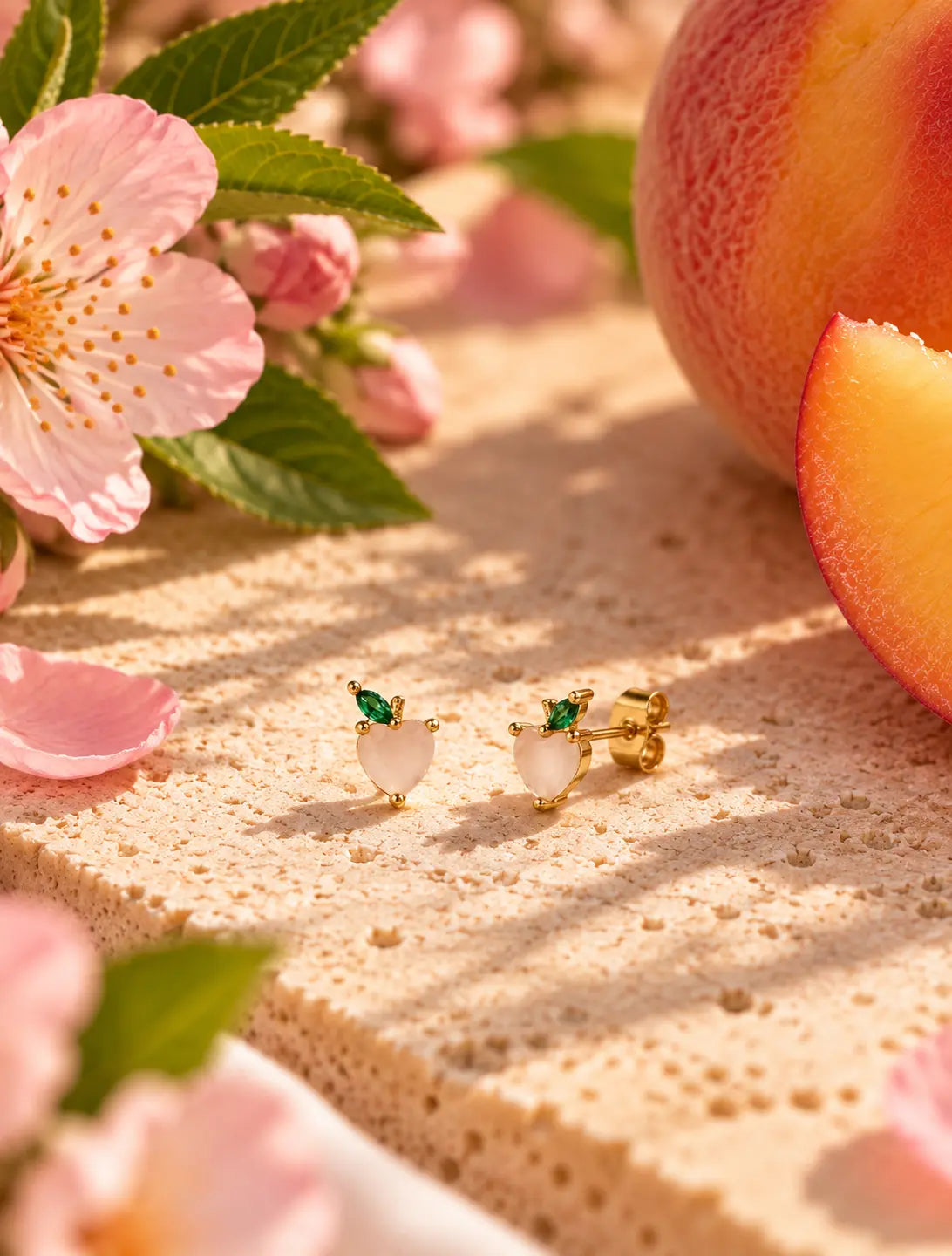 Orecchini lobo pesca Fruits & Jewels. Gioielli frutta donna